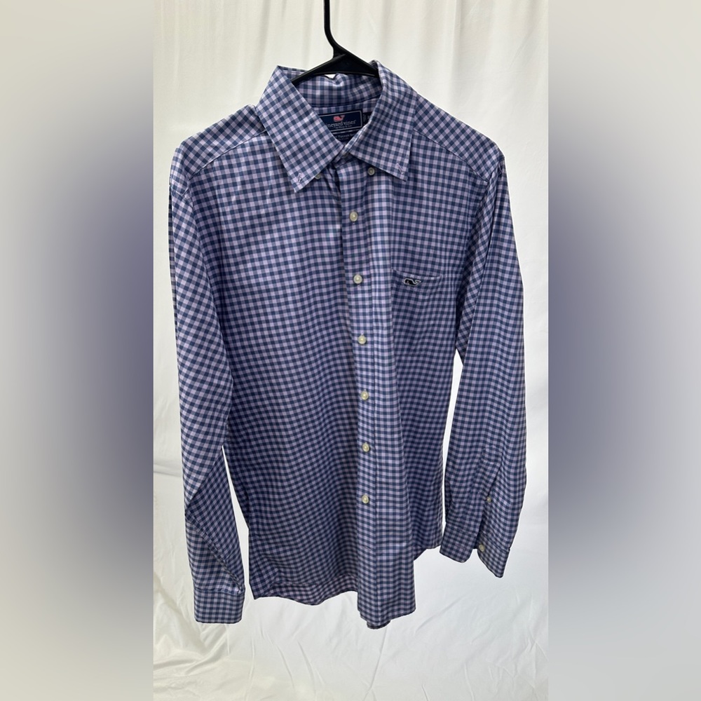 Vineyard vines slim fit trucker shirt medium button-down